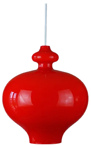 Vintage Glass Oplight 62 Pendant Lamp by Hans Agne Jakobsson for AB Markaryd / Flygsfors of Sweden