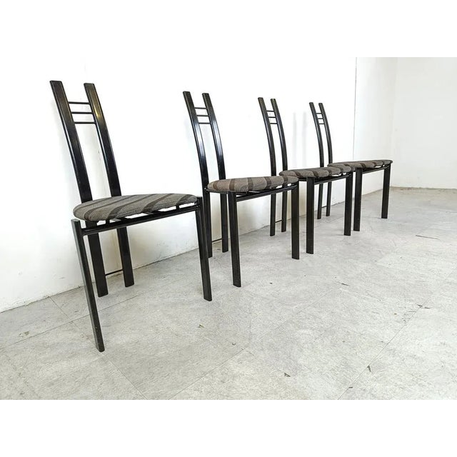 Postmodern Postmodern Dining Chairs, 1980s, Set of 4 For Sale - Image 3 of 9