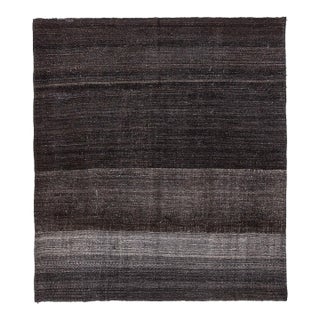 Gray Vintage Modern Kilim Rug - 5`3 X 5`11 For Sale
