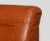 Wood Club Chair in Tan Cognac Leather with White Shell Orbis by Luici Colani for COR Germany, 1970s For Sale - Image 7 of 13