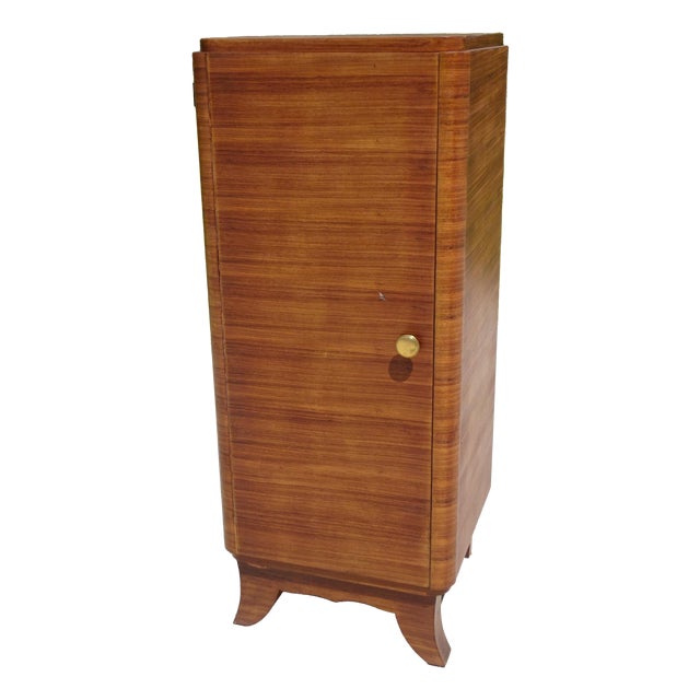 Vintage Art Deco Filing Cabinet, 1940s For Sale