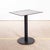 Vintage Square Black Solid Steel Café Tables. Not the oldest of tables but we just liked the steel tops. Heavy weight with...