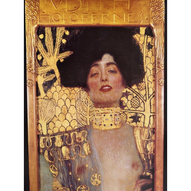 Paper Judith I Exhibition Poster after Gustav Klimt, Vienna For Sale - Image 7 of 10