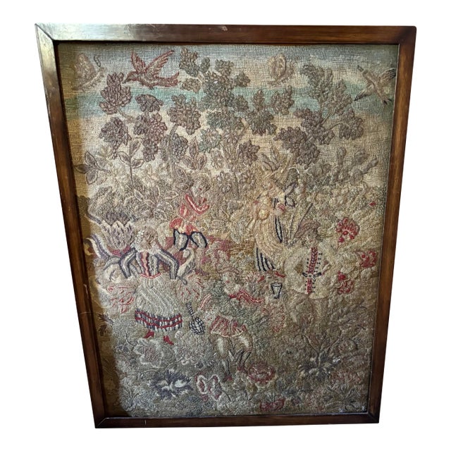 Fire Screen Tapestry Early 19th Century For Sale