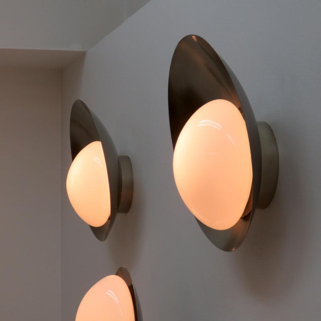 Silver Concha™ Wall Lights For Sale - Image 9 of 11