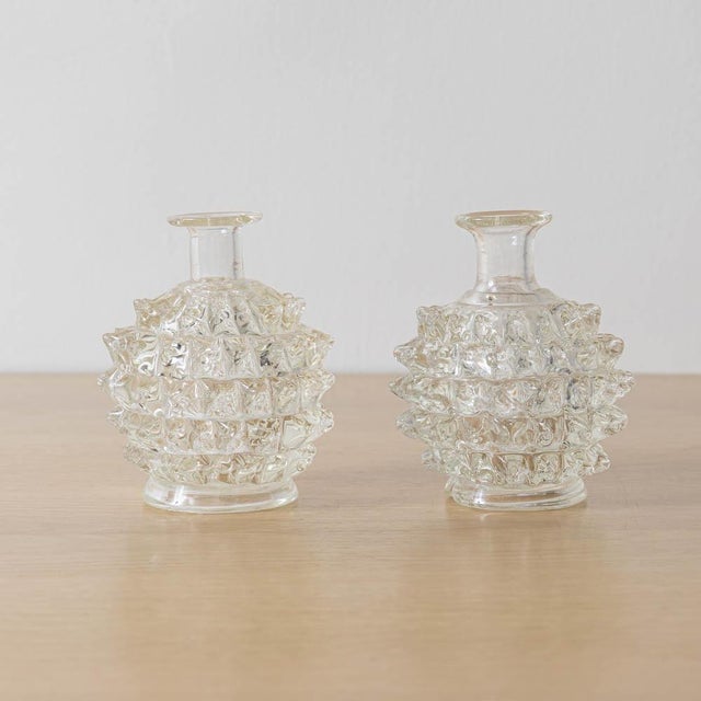 Barovier & Toso 1940s Italian Rostratto Barovier Bud Vase For Sale - Image 4 of 11