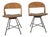 1950s A Pair of Unmarked Arthur Umanoff Swiveling Side Chairs For Sale