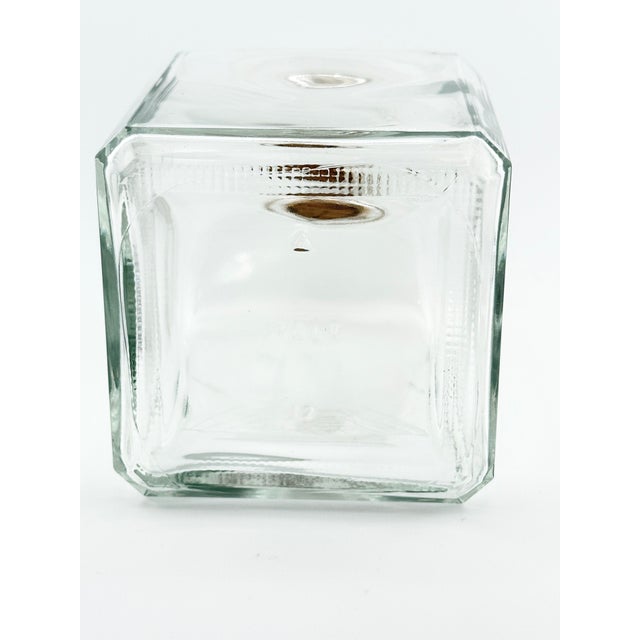 Transparent Vintage Italian Etched Glass Sailboat Decanter For Sale - Image 8 of 8