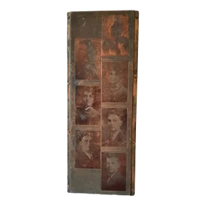 Edwardian Early 1900s Newsprint Negative Portrait Photo Wood Block