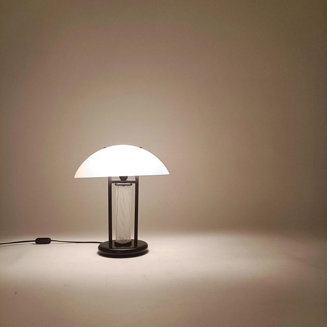 Italian Murano Glass Table Lamp in the style of Skipper and Pollux, 1980s For Sale - Image 10 of 13