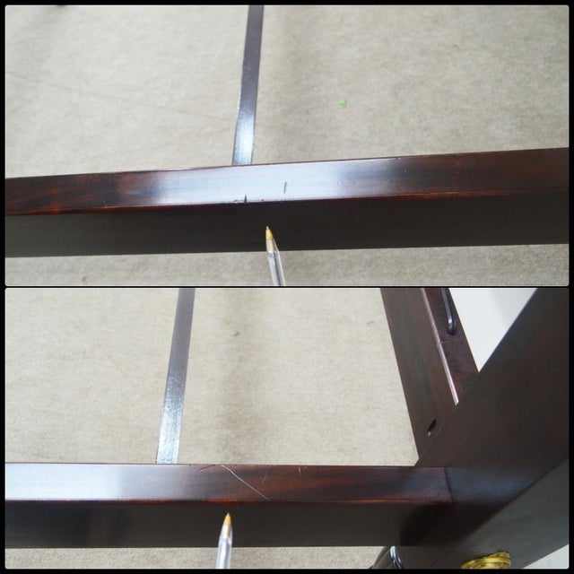 Wood Stickley Williamsburg Collection King Poster Bed For Sale - Image 7 of 12