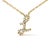 Embrace the elegance of personalization with this stunning 10K Yellow gold pendant, delicately crafted into a flowing...