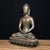 Art Deco Bronze Seated Shakyamuni Buddha Figure on Lotus Base For Sale - Image 3 of 9