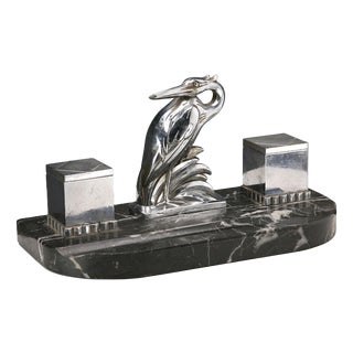 Vintage Art Deco Inkwell For Sale