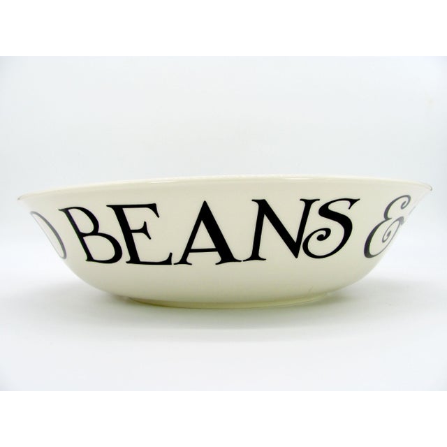 Contemporary 2010 13" Emma Bridgewater Black Toast & Marmalade Pasta Serving Dish Bowl For Sale - Image 3 of 7