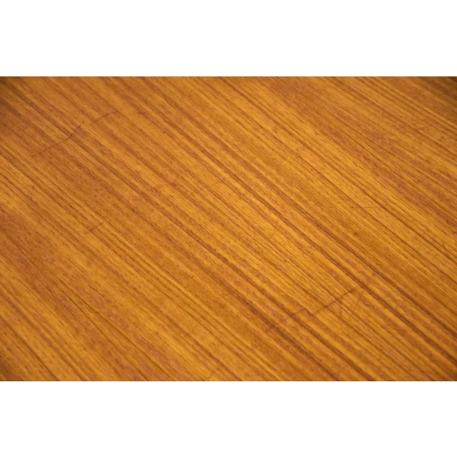 Coffee A Mid Century Modern Teak Coffee Table. Made in Denmark. For Sale - Image 8 of 9