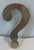 Mid-Century Modern Vintage Brass Question Mark Paper Weight For Sale - Image 3 of 6