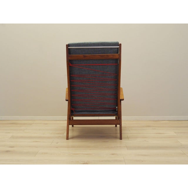 Danish Oak Armchair, 1970s For Sale - Image 6 of 17