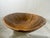 Large 16" Mid 20th Century Hand-Carved Figured Wood Scalloped Centerpiece Bowl For Sale - Image 4 of 9