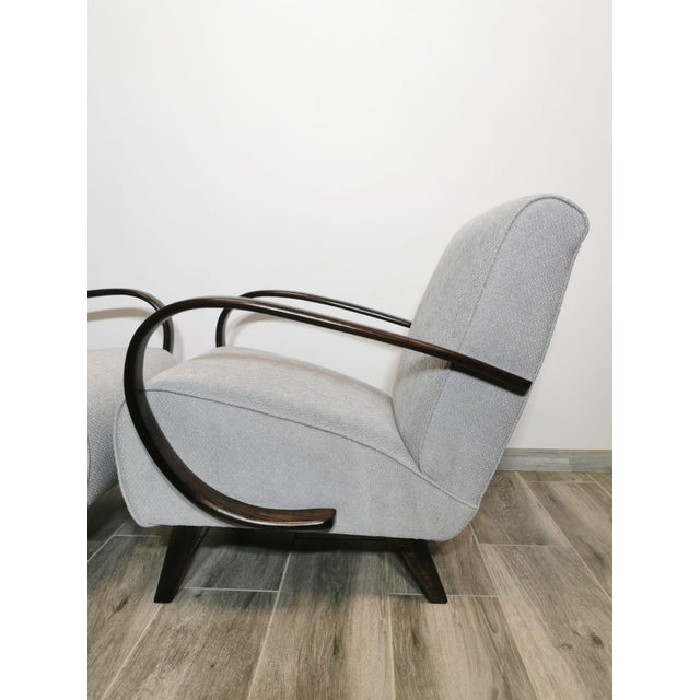 Set of Armchairs by Jindrich Halabala, 1940s For Sale - Image 12 of 18