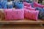 Pink Mudcloth Lumbar Pillow For Sale - Image 4 of 5