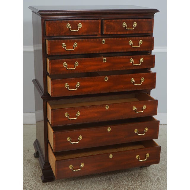 Traditional Councill Craftsmen Mahogany 8 Drawer Dresser For Sale - Image 3 of 14