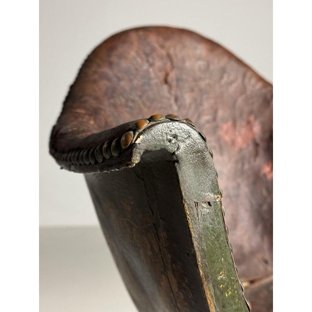 Brown Venetian Gondola Chair, 18th Century For Sale - Image 8 of 18