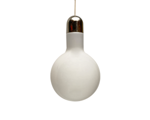 Mid-Century Space Age Swiss Minimalist Bulb Pendant from Temde, 1960s