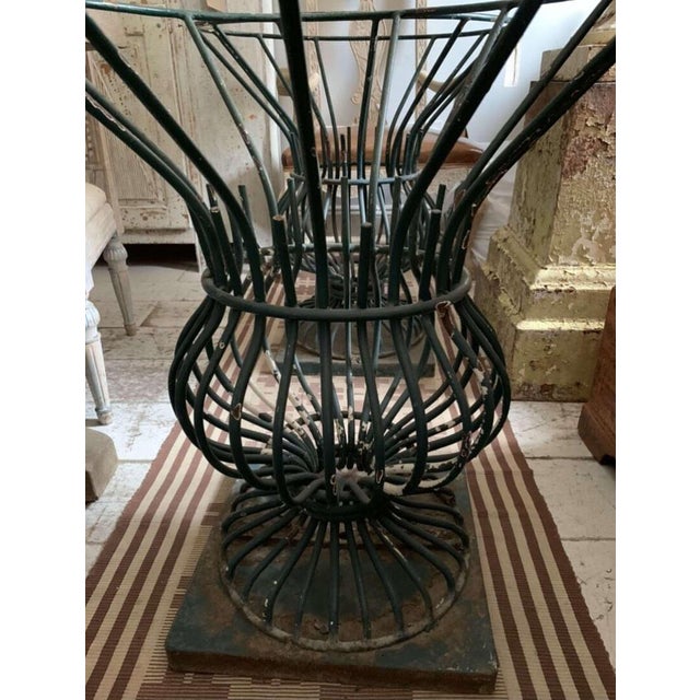 Vintage French Iron Provincial Town Tree Guards, 1950s, Set of 2 For Sale - Image 6 of 8