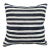 Turkish Hemp Pillow Cushion Natural Beige Black Pillow Cushion Cover 24"x24" For Sale