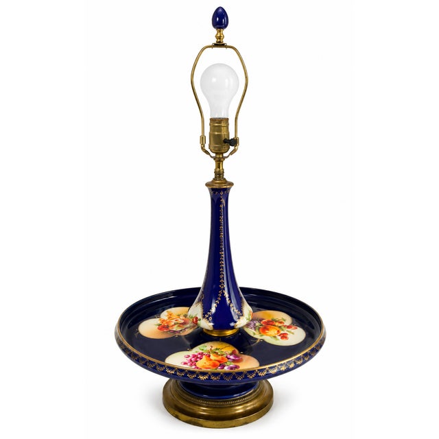 WELCOME AND THANK YOU FOR TAKING THE TIME TO LOOK!! Absolutely gorgeous, Dresden quality striking vintage table lamp...