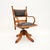 Victorian Swivel Desk Chair in Bentwood and Leather, 1890s For Sale - Image 12 of 12