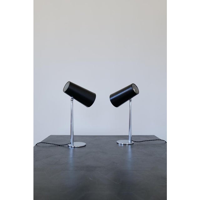 Mid-Century Modern Danish Table Lamps, 1950s, Set of 2 For Sale - Image 4 of 18