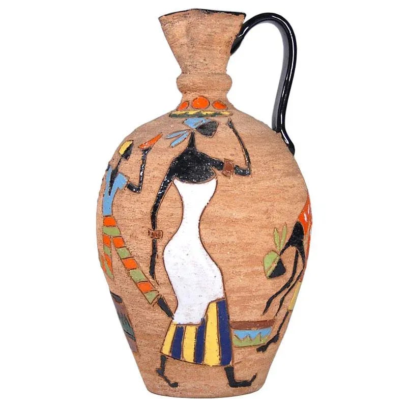 Mid-Century Italian Ceramic Vase by Brothers Fiancullacci for