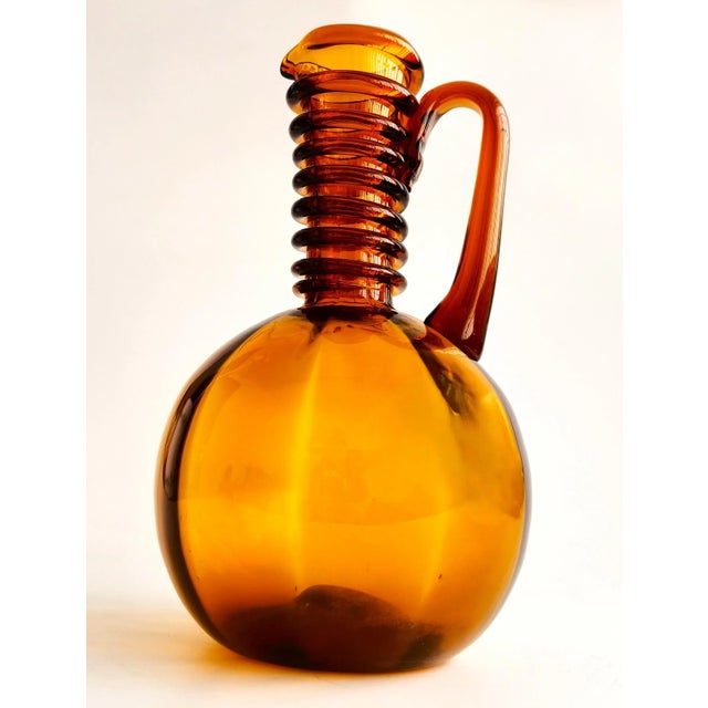 Gordiola Mallorca Blown Glass Vase, 1950s For Sale - Image 13 of 14