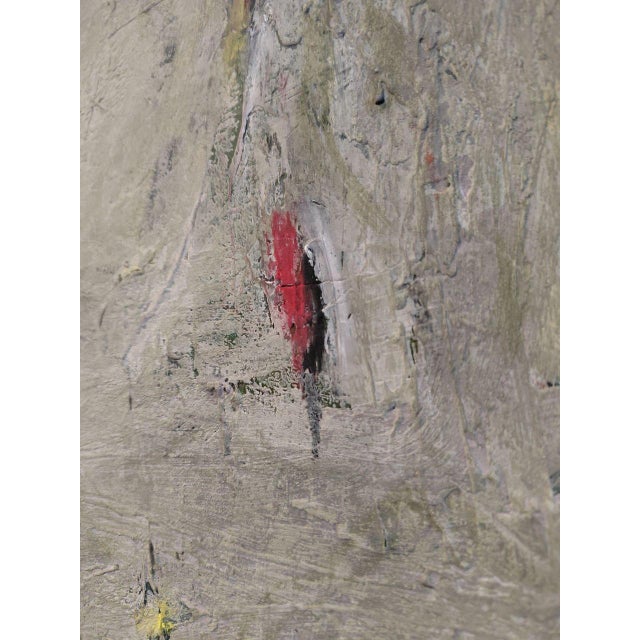 Beige Natalia Vypritskaia, Layers: Silence Between, Texture Paste on Canvas For Sale - Image 8 of 11