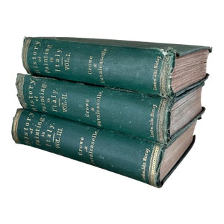 Antique 1800s History of Paintings of Italy Volume Set Hardbacks - Set of 3 For Sale