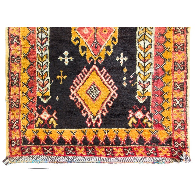Tribal Vintage Moroccan Rug For Sale - Image 3 of 16