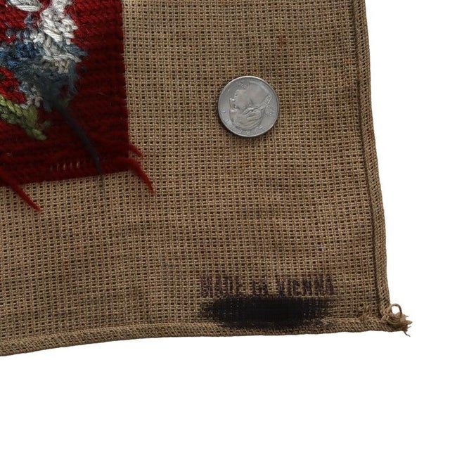 Antique Louis XIII Scenic Pictorial Needlepoint Tapestry C1930 For Sale - Image 11 of 11