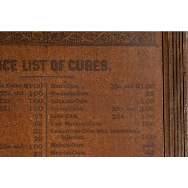 Late 19th Century Munyons Homeopathic Remedies Apothecary Cabinet For Sale - Image 16 of 17