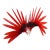 Red Blown Glass 'Feather' Sculpture by John Paul Robinson For Sale