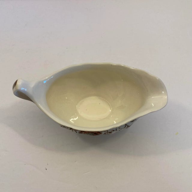 English Vintage Johnson Brothers His Majesty Turkey Gravy Boat, 1980s England For Sale - Image 3 of 9