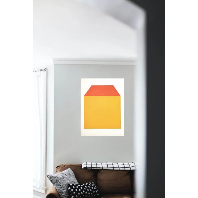 Contemporary "Façade" Contemporary Minimalist Geometric Oil Painting by Shyun Song For Sale - Image 3 of 3