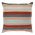 Arteverk Handwoven Reversible Wool Kilim Floor Pillow — Blue & Red Stripe (36") For Sale