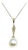 Diamond South Sea Pearl Necklace 14k Gold Italy Certified For Sale