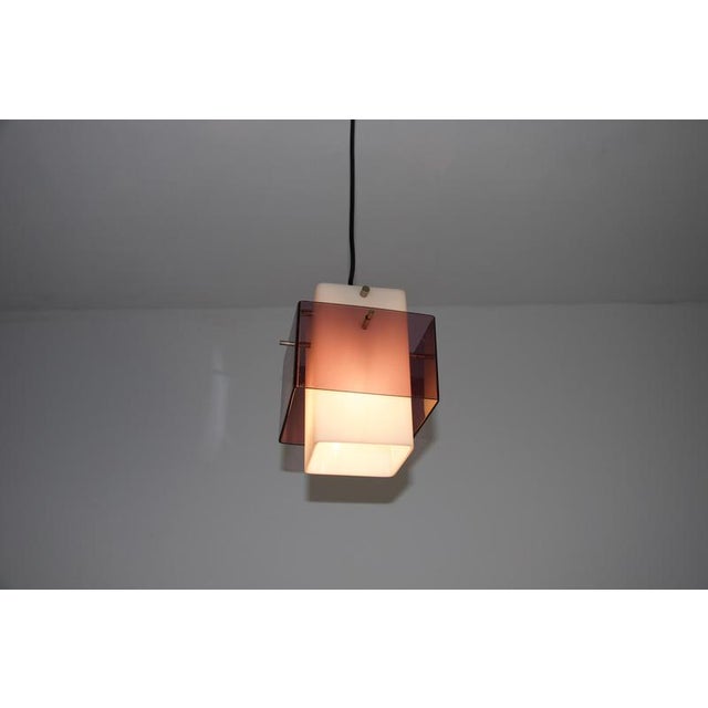 Acrylic Glass Pendant Lamp, Germany, 1970s For Sale - Image 10 of 13