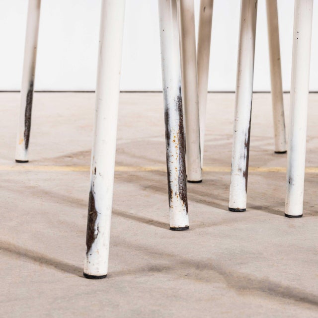 Gold French White Metal Dining Chairs, 1970s, Set of 6 For Sale - Image 8 of 11