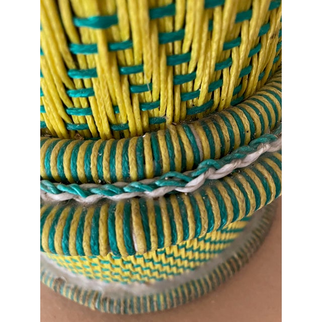 Vintage Umbrella Stand in Green, 1950s For Sale - Image 6 of 8
