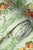 Tomato Vine Stripe Grasscloth Wallpaper by House Party | Garden Green | 6 Yards For Sale - Image 9 of 12