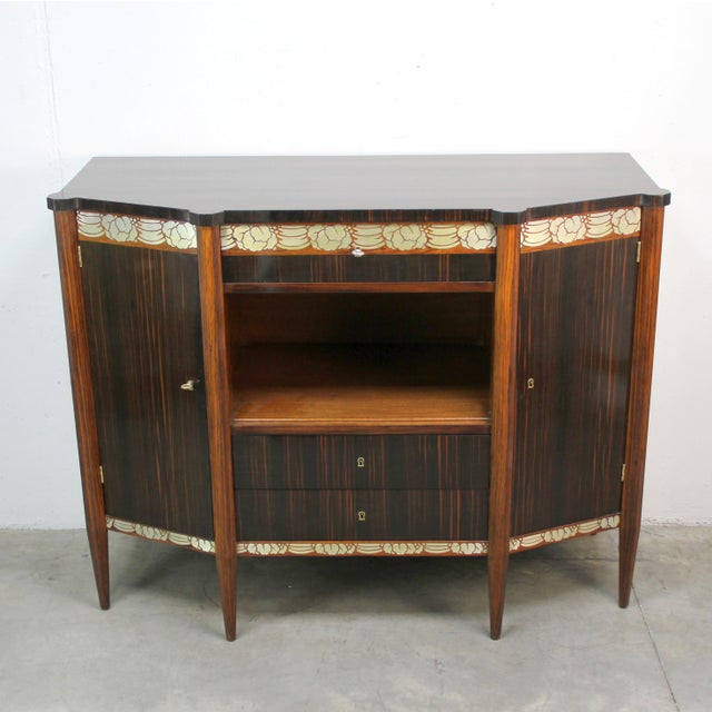 Art Decó Metal Marquetry Sideboard, 1920s For Sale - Image 18 of 18